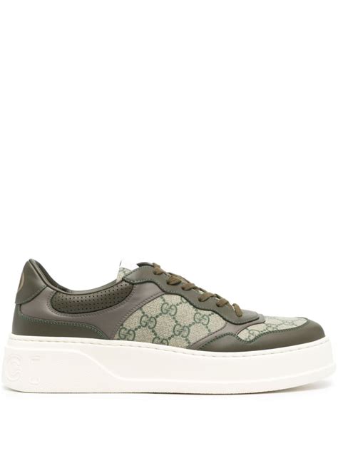 gg supreme gucci sneaker|gucci supreme panelled sneakers.